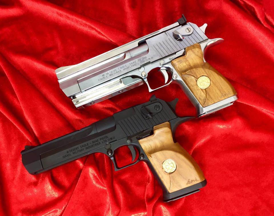 Kimpoi BioH Wood grip (Gold coin ver) for Cybergun/WE  Desert Eagle