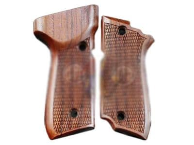 KIMPOI SHOP Hand Carved Type B Wood Grip For KSC M93R Series GBB ( System 7 )