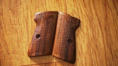 Kimpoi Wood grip for Maruzen PPK/S Nazi replica