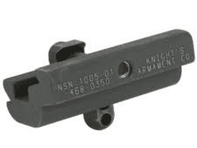 Knights Armament Company KAC MWS Rail Bipod Adapter, Black - KAC 98060