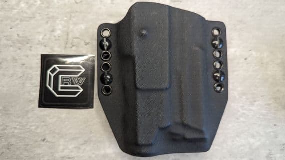 Kydex holster for M&P9 with Inforce APL flash (Black)