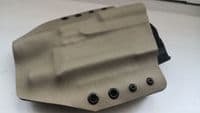 Kydex holster Tan for Cybergun FNX45 with Surefire X300V