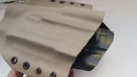 Kydex holster Tan for Cybergun FNX45 with Surefire X300V
