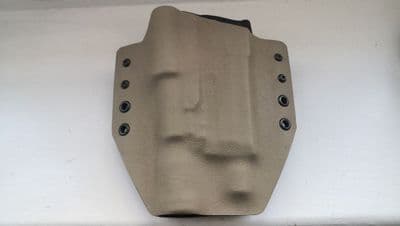 Kydex holster Tan for Cybergun FNX45 with Surefire X300V