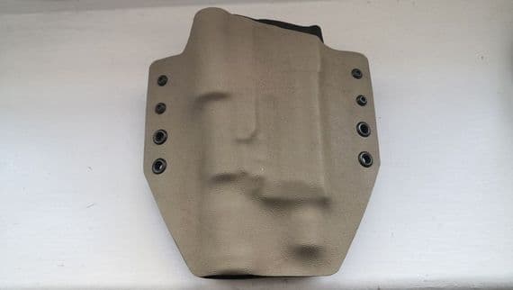 Kydex holster Tan for Cybergun FNX45 with Surefire X300V