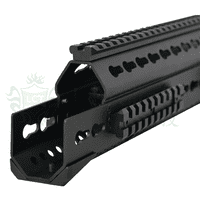 LCT CNC Aluminum 13.5in Keymod Handguard For AK Series AEG (BK)