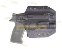 M&P9 with x300 Flash Light  by CRW Holster