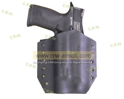 M&P9 with x300 Flash Light  by CRW Holster