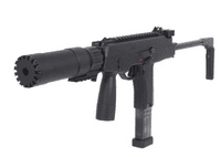MARUYAMA MP IX Airsoft GBB SMG Rifle W/ Suppressor