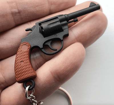 Miniature Keychain Police Positive (Model 031) Free shipping