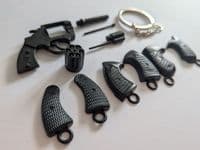 Miniature Keychain Revolver (MODEL KIT for over 8 styles of Revovler)