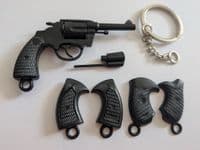 Miniature Keychain Revolver (MODEL KIT for over 8 styles of Revovler)