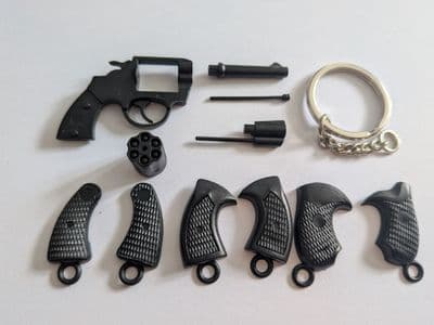 Miniature Keychain Revolver (MODEL KIT for over 8 styles of Revovler)
