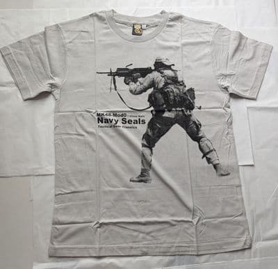 MK48 Gunner Navy Seal T-shirt by TGC