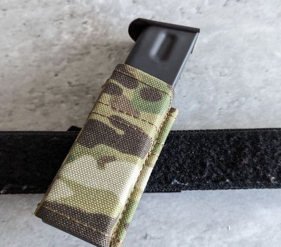 Multicam KYWI Angled Single Pistol Magazine Pouch (9mm/.40 Cal/.45 ACP MAG)