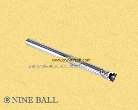 NINE BALL 6.00mm Power Inner Barrel For Tokyo Marui HK.45 GBB ( 100mm )
