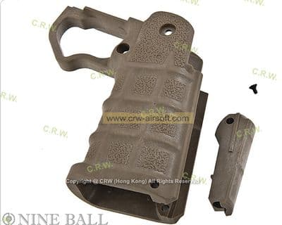 Nine Ball Custom Grip for Marui Hi-Capa (Dark Earth)