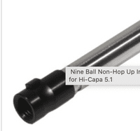 Nine Ball Non-Hop Up Inner Barrel & Chamber for Hi-Capa 5.1 (109mm)
