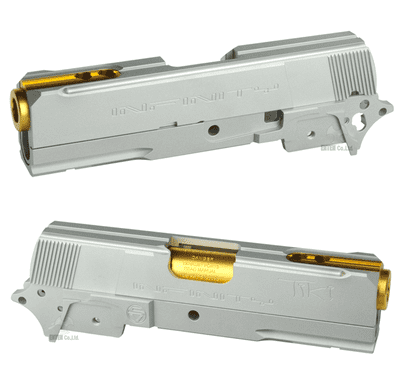 NOVA 3.9inch Infinity TIKI Hybrid Barrel Kit for Marui Hi-Capa (Silver)