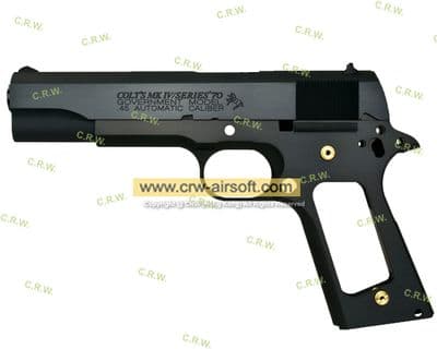 Nova Colt S70 CNC Aluminum Slide & Frame Kit for Marui Airsoft 1911 series - Black ( 2015 version ) (TM-GMK-035-BK)