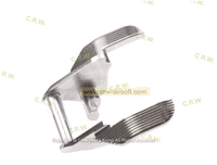 Nova E02-SS Wilson Combat Ambi Safety Lock for Marui 1911A1 - Type 2 (Ambi) - Stainless