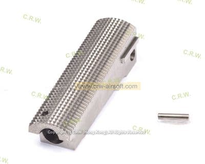 Nova F02-SS Housing for Marui 1911A1 - Type 2 (Checkered) - Stainless