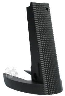 Nova F03-SB S&A Type Magwell Housing for Marui 1911A1 - Type 3 (Serrated) - Steel Black 	
