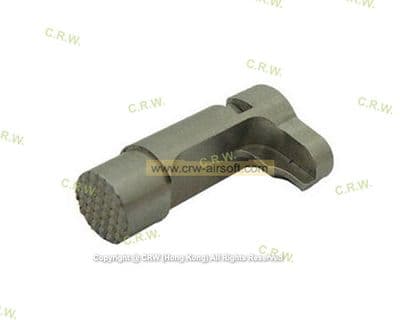 Nova Magazine Catch for M1911A1 - Type 1 (Checkered) - Stainless