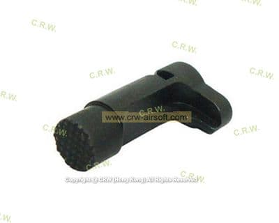 Nova Magazine Catch for M1911A1 - Type 1 (Checkered) - Steel Black