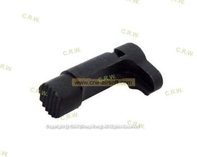 Nova Magazine Catch Type1 Style for Marui 1911 (Serrated) - Black