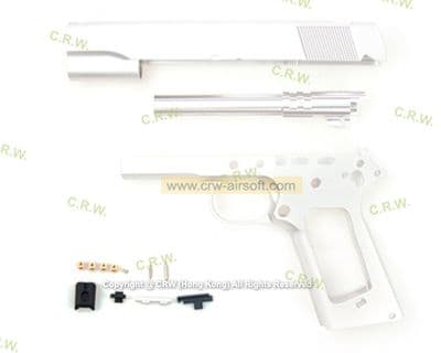 Nova SFA Bureau Metal Body Kit for Marui 1911A1 (Silver)