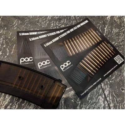 PAC 5.56MM Dummy Sticker for GHK 553 Magazine