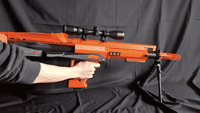 Panverine 3D print MODEL kit (Black) of a Lynx GBB replica with .50BMG SHELL Ejection!