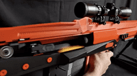 Panverine 3D print MODEL kit (Black) of a Lynx GBB replica with .50BMG SHELL Ejection!