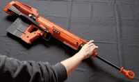 Panverine 3D print MODEL kit (Black) of a Lynx GBB replica with .50BMG SHELL Ejection!