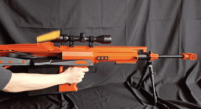 Panverine 3D print MODEL kit (Black) of a Lynx GBB replica with .50BMG SHELL Ejection!