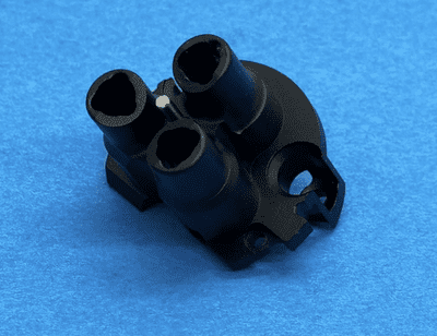 Pro-Arms CNC Aluminium Enhanced Nozzle (BLACK) for Marui SAIGA12K