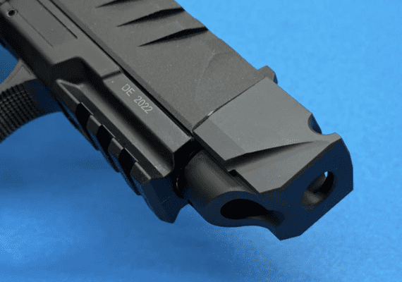 Pro-Arms PMM Style 14mm CCW Compensator with Outer Barrel Set for Umarex Walther PDP Compact GBBP