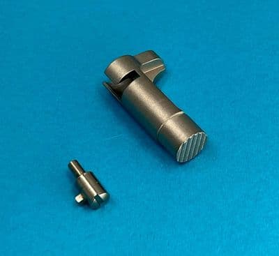 Pro-Arms Stainless Steel Mag Release  for Marui V10 (silver)