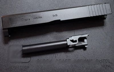 Pro Arms Steel Slide Set for Marui Model 17 Gen4 GBB( DLC Finish Black) ( Limited Edition)
