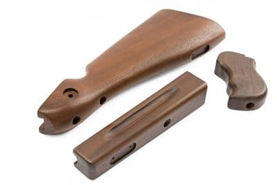 RA-TECH M1A1 wood stock kit RAG-WE-238  (Walnut for WE x Cybergun)