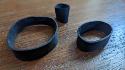 Ranger bands, Black (pack of 3)
