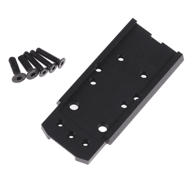 Rear Sight Mount Plate Base Fit For P320 M17 (SIG/ RMR/ SRO/ Universal Red Dot Sight)