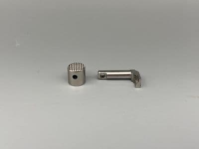 RHT .25 Mag Release (Stainless Steel silver/Steel BK )