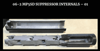SALE -10% CRUSADER  Ultra realistic silencer for  VFC MP5SD with internal chamber! (Limited)