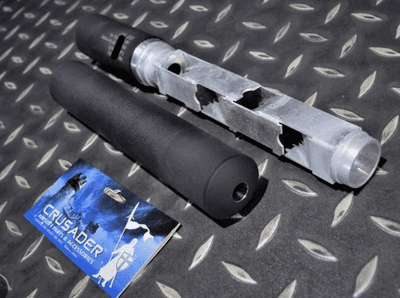 SALE -10% CRUSADER  Ultra realistic silencer for  VFC MP5SD with internal chamber! (Limited)