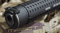 SALE! 5KU K_C QD SOCOM Silencer with SR16 14mm CCW Flash Hider (5KU-101) great for mk18mod0 setup