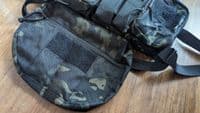 Sale! Big Foot D3CRH Chest Rig Vest + drop down utility pouch (Multicam Black) M4 or 762 mags