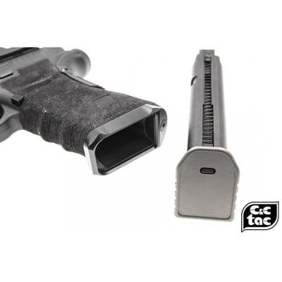 SALE! C&C CNC Aluminum GREY Magazine Base Pad For TM / WE G Series ( G Model ) ( V Style )