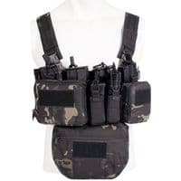 SALE! Drop down utility pouch for D3 Chest Rig  or FCPC (Multicam Black)